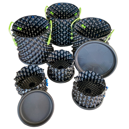 Air Pruning Pots - 3 Complete Grow Kits